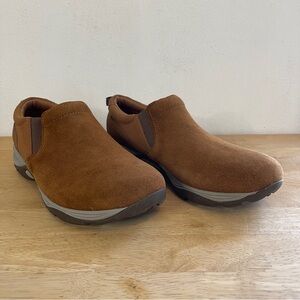 Easy Spirit Women's Seenira Tan Suede Flat Slip-On Shoes Size 10 (W)